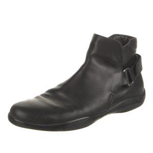 PRADA SPORT BLACK LEATHER BOOTS